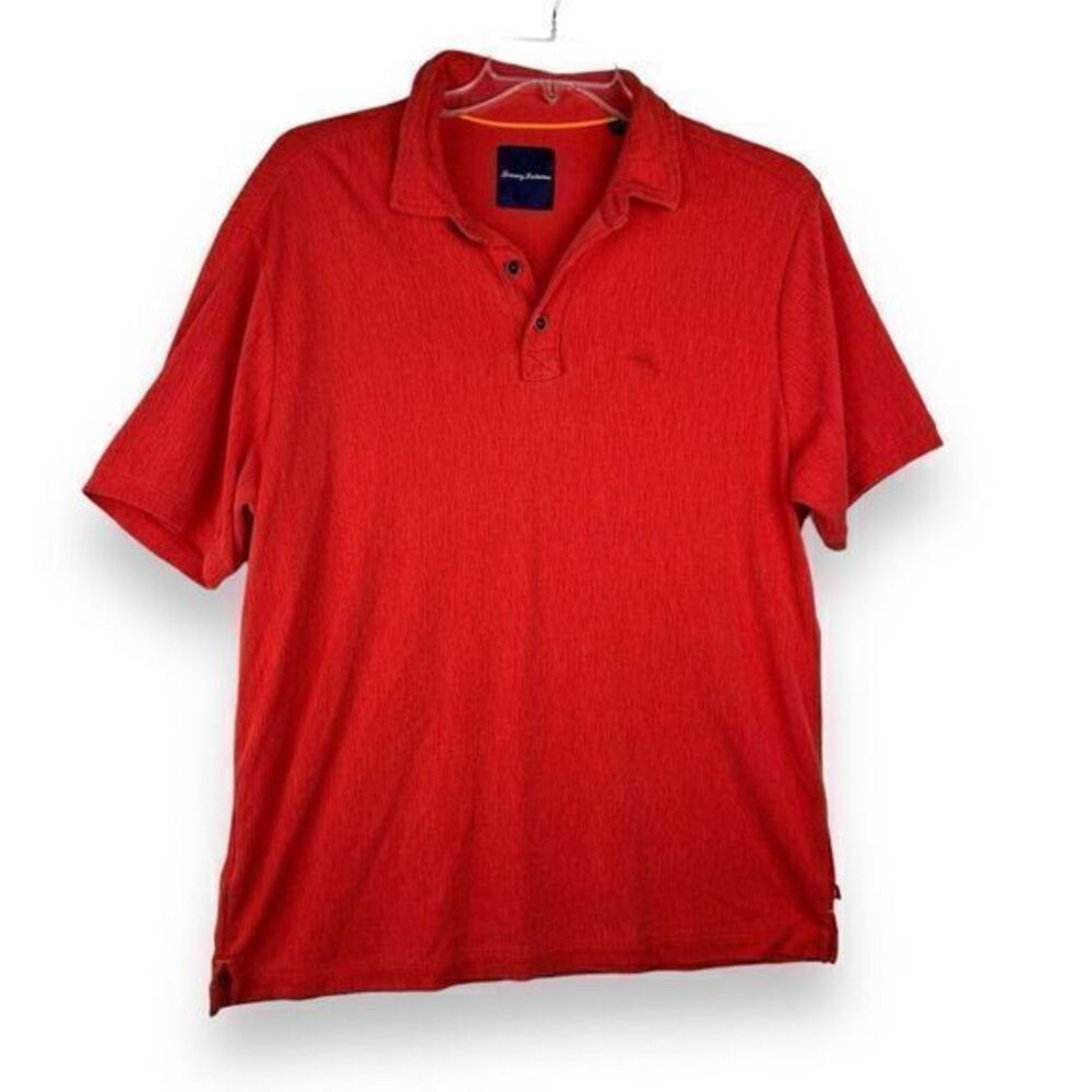 Tommy Bahama Golf Polo Shirt Mens‎ Size Large Preppy Academia Golf Short Sleeve